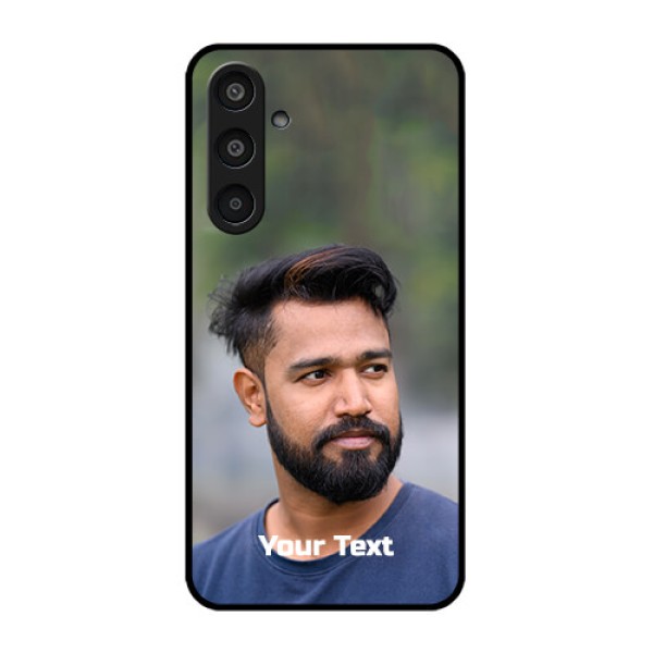 Samsung Galaxy M35 5G Custom Glass Phone CasePhoto With Text Design