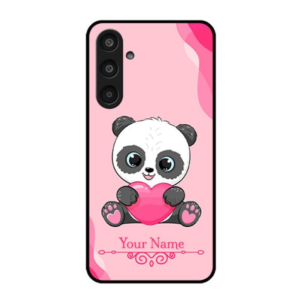 Samsung Galaxy M35 5G Custom Glass Phone CaseCute Panda Design