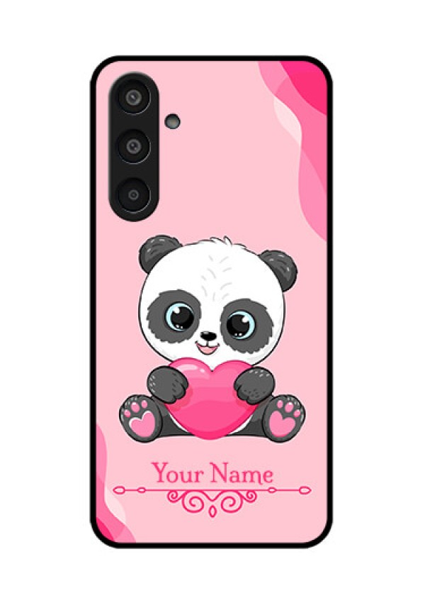 Samsung Galaxy M35 5G Custom Glass Phone CaseCute Panda Design
