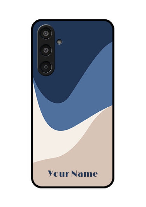 Samsung Galaxy M35 5G Custom Glass Phone CaseAbstract Drip Art Design