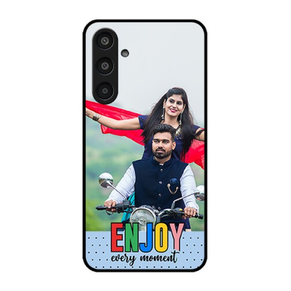 Samsung Galaxy M35 5G Custom Glass Phone CaseEnjoy Every Moment Design Samsung Galaxy M35 5G Custom Glass Phone CaseEnjoy Every Moment Design