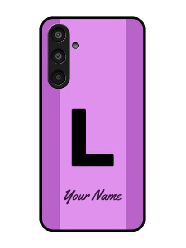 Custom Samsung Galaxy M35 5G Custom Glass Phone CaseTricolor Custom Text Design