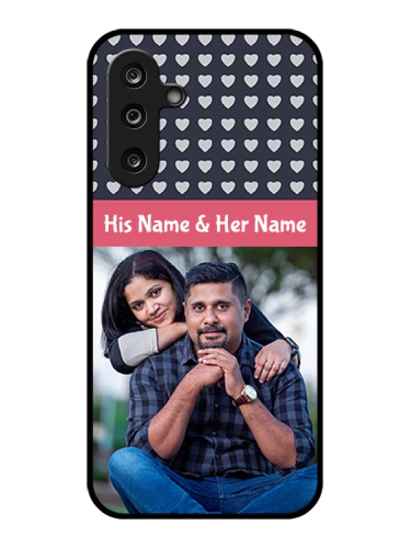 Custom Samsung Galaxy M36 5G Custom Glass Phone Case - Love Symbols Design