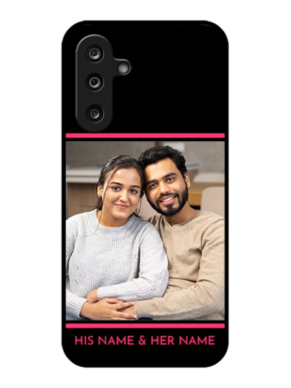 Custom Samsung Galaxy M36 5G Custom Glass Phone Case - With Add Text Design