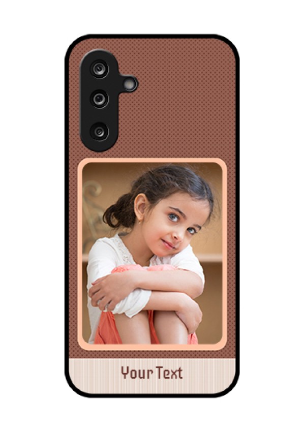 Samsung Galaxy M36 5G Custom Glass Phone Case - Simple Pic Upload Design