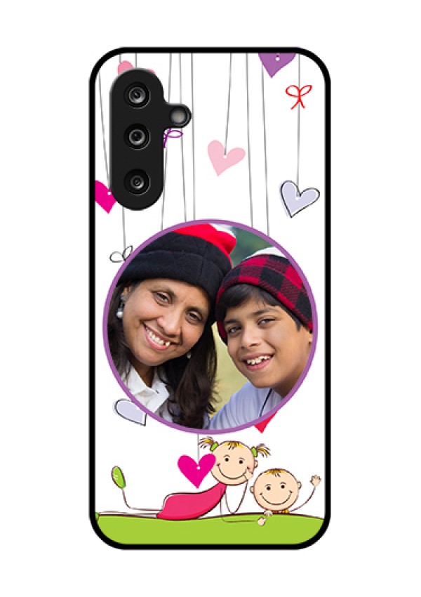 Samsung Galaxy M36 5G Custom Glass Phone Case - Cute Kids Phone Case Design
