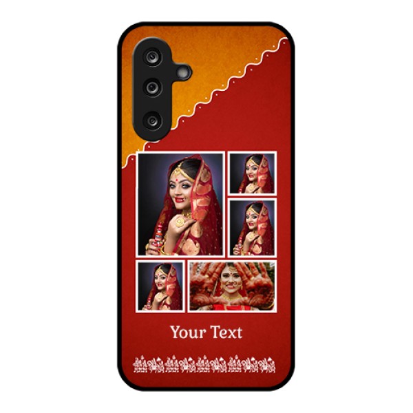 Samsung Galaxy M36 5G Custom Glass Phone Case - Wedding Pic Upload Design Samsung Galaxy M36 5G Custom Glass Phone Case - Wedding Pic Upload Design