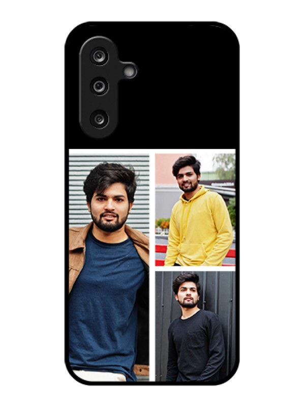 Custom Samsung Galaxy M36 5G Custom Glass Phone Case - Upload Multiple Picture Design