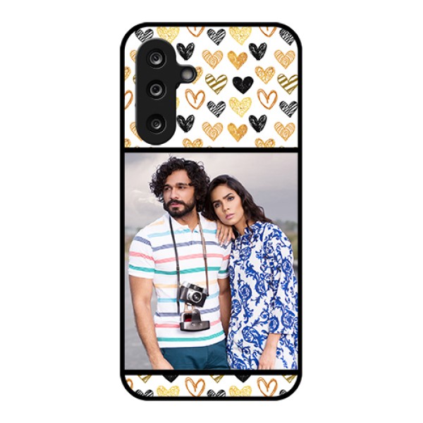 Samsung Galaxy M36 5G Custom Glass Phone Case - Love Symbol Design