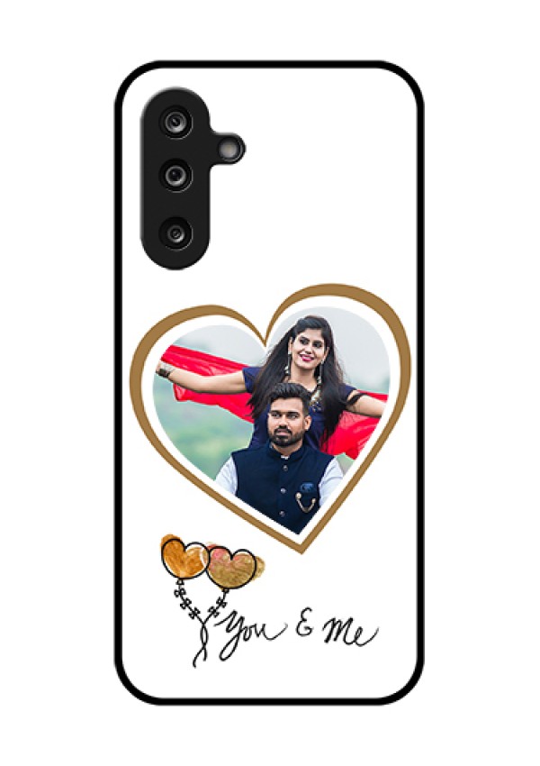 Samsung Galaxy M36 5G Custom Glass Phone Case - You & Me Design