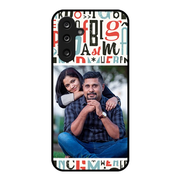 Samsung Galaxy M36 5G Custom Glass Phone Case - Alphabet Design