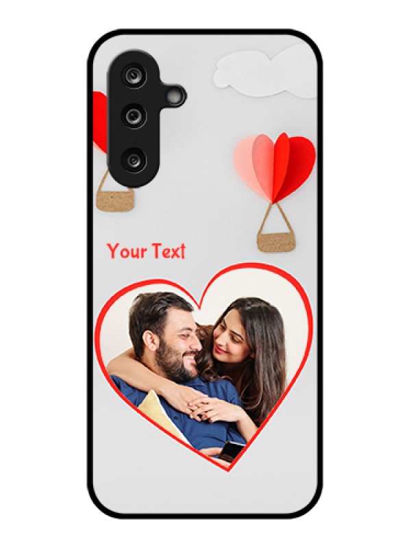 Custom Samsung Galaxy M36 5G Custom Glass Phone Case - Parachute Love Design