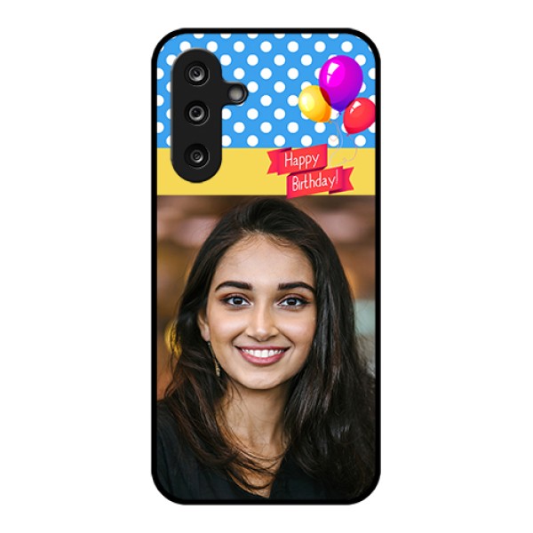 Samsung Galaxy M36 5G Custom Glass Phone Case - Happy Birthday Design Samsung Galaxy M36 5G Custom Glass Phone Case - Happy Birthday Design