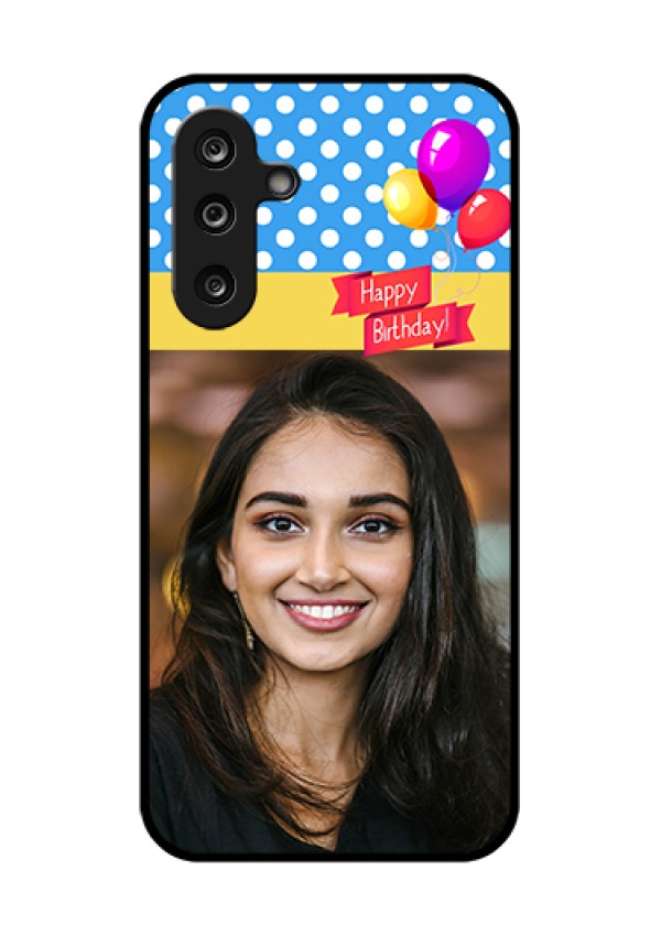 Samsung Galaxy M36 5G Custom Glass Phone Case - Happy Birthday Design