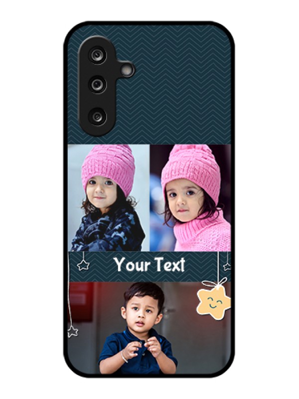 Custom Samsung Galaxy M36 5G Custom Glass Phone Case - Hanging Stars Design