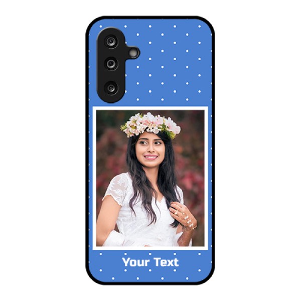 Samsung Galaxy M36 5G Custom Glass Phone Case - Polka Dots Design