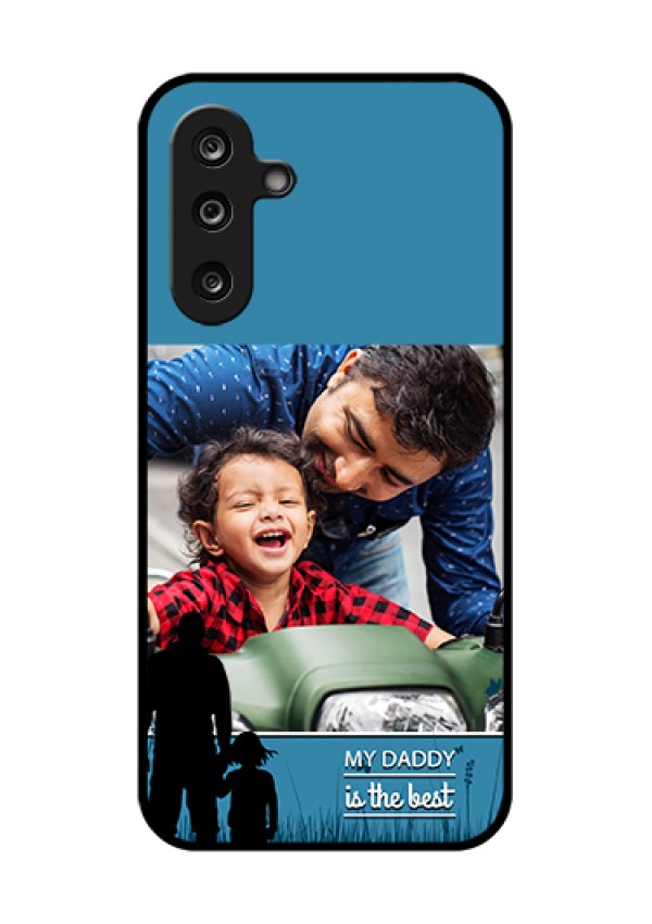 Samsung Galaxy M36 5G Custom Glass Phone Case - Best Dad Design