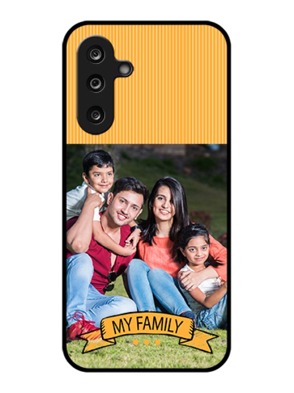 Custom Samsung Galaxy M36 5G Custom Glass Phone Case - My Family Design