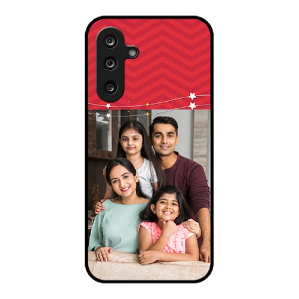 Samsung Galaxy M36 5G Custom Glass Phone Case - Happy Family Design Samsung Galaxy M36 5G Custom Glass Phone Case - Happy Family Design