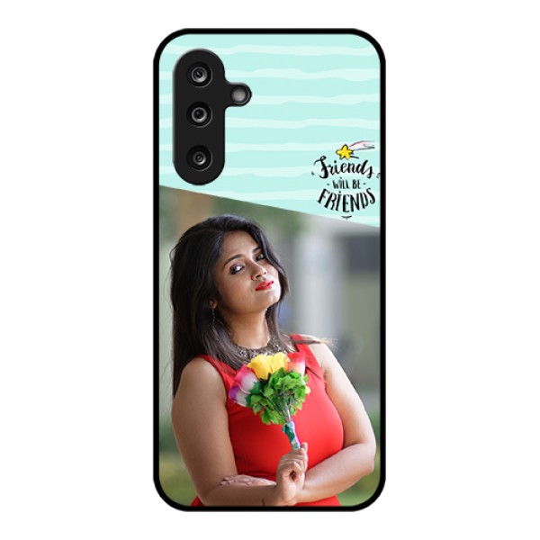 Samsung Galaxy M36 5G Custom Glass Phone Case - Friends Picture Icon Design Samsung Galaxy M36 5G Custom Glass Phone Case - Friends Picture Icon Design
