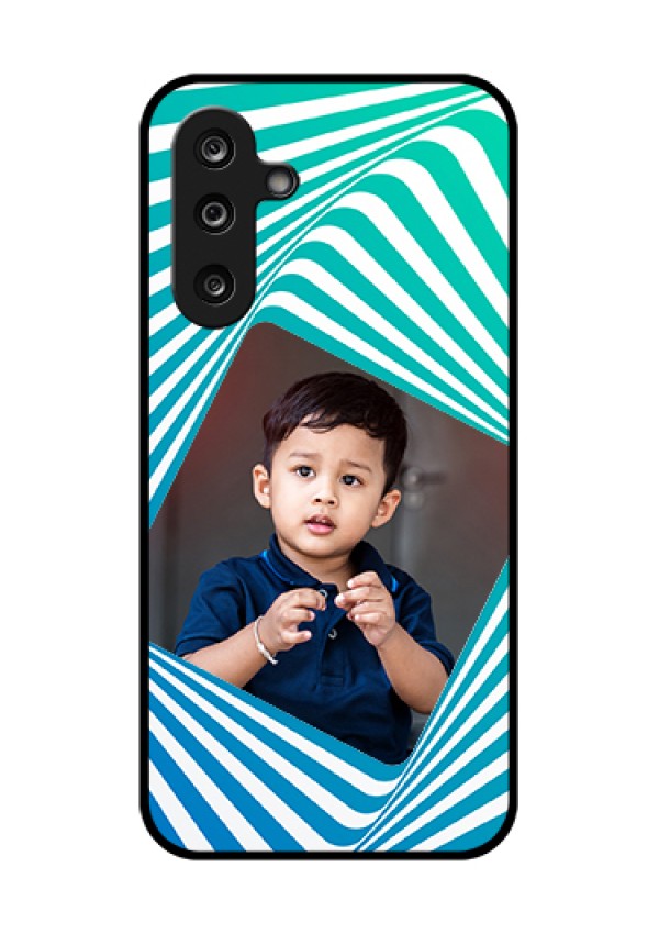 Samsung Galaxy M36 5G Custom Glass Phone Case - Abstract Spiral Design