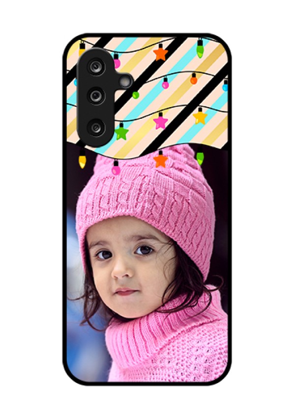 Samsung Galaxy M36 5G Custom Glass Phone Case - Lights Hanging Design