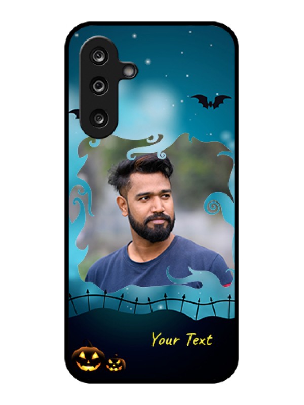 Custom Samsung Galaxy M36 5G Custom Glass Phone Case - Halloween Frame Design