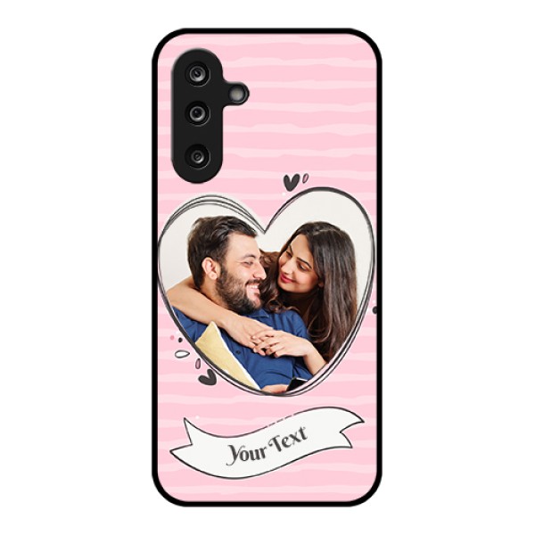 Samsung Galaxy M36 5G Custom Glass Phone Case - Vintage Heart Design Samsung Galaxy M36 5G Custom Glass Phone Case - Vintage Heart Design