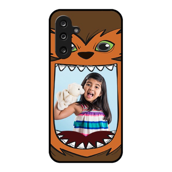 Samsung Galaxy M36 5G Custom Glass Phone Case - Owl Monster Back Case Design Samsung Galaxy M36 5G Custom Glass Phone Case - Owl Monster Back Case Design