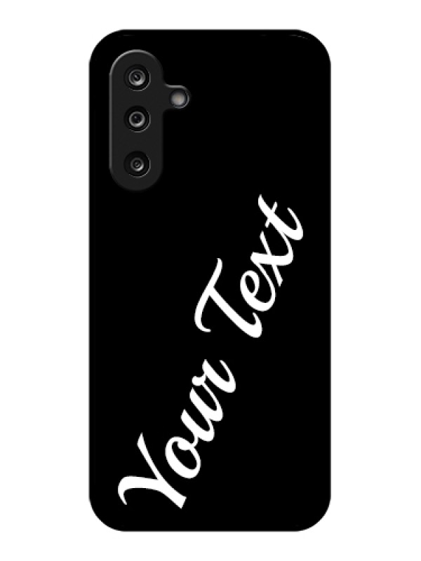 Custom Samsung Galaxy M36 5G Custom Glass Phone Case - With Your Name Design