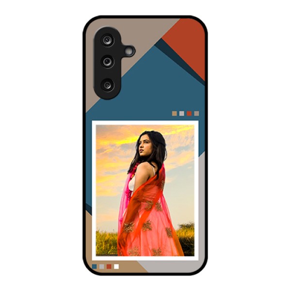 Samsung Galaxy M36 5G Custom Glass Phone Case - Retro Color Pallet Design Samsung Galaxy M36 5G Custom Glass Phone Case - Retro Color Pallet Design