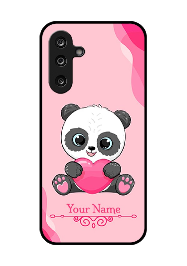 Samsung Galaxy M36 5G Custom Glass Phone Case - Cute Panda Design