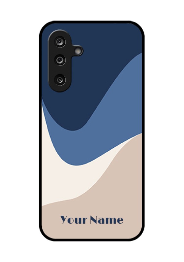 Samsung Galaxy M36 5G Custom Glass Phone Case - Abstract Drip Art Design