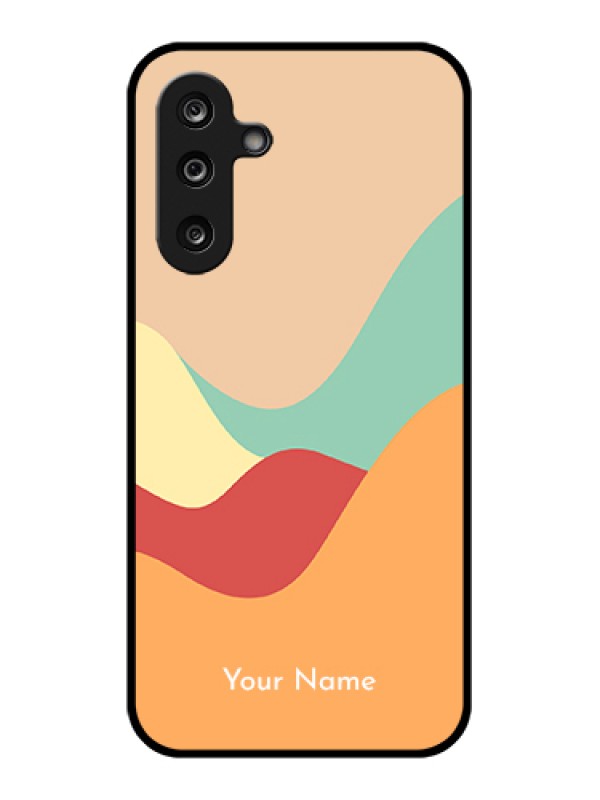 Custom Samsung Galaxy M36 5G Custom Glass Phone Case - Ocean Waves Multi - Colour Design