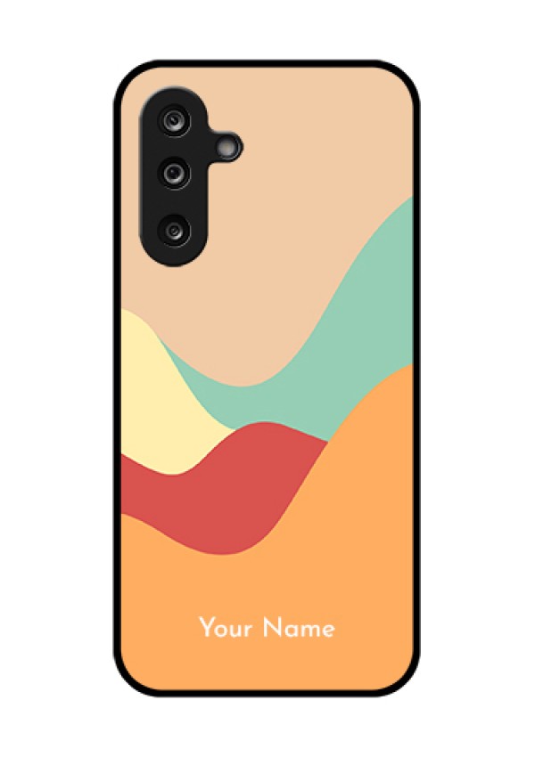 Samsung Galaxy M36 5G Custom Glass Phone Case - Ocean Waves Multi - Colour Design