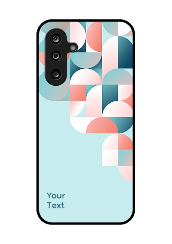 Samsung Galaxy M36 5G Custom Glass Phone Case - Stylish Semi - Circle Pattern Design