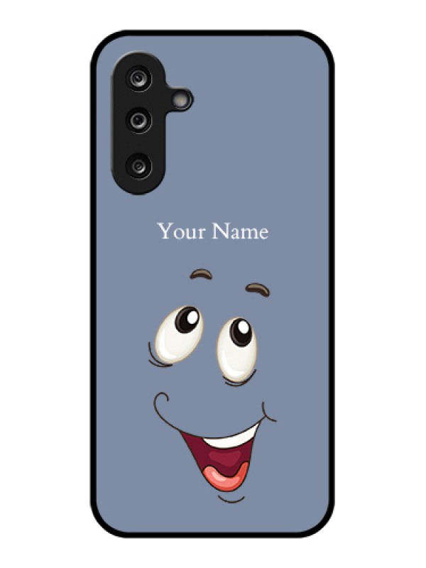 Custom Samsung Galaxy M36 5G Custom Glass Phone Case - Laughing Cartoon Face Design