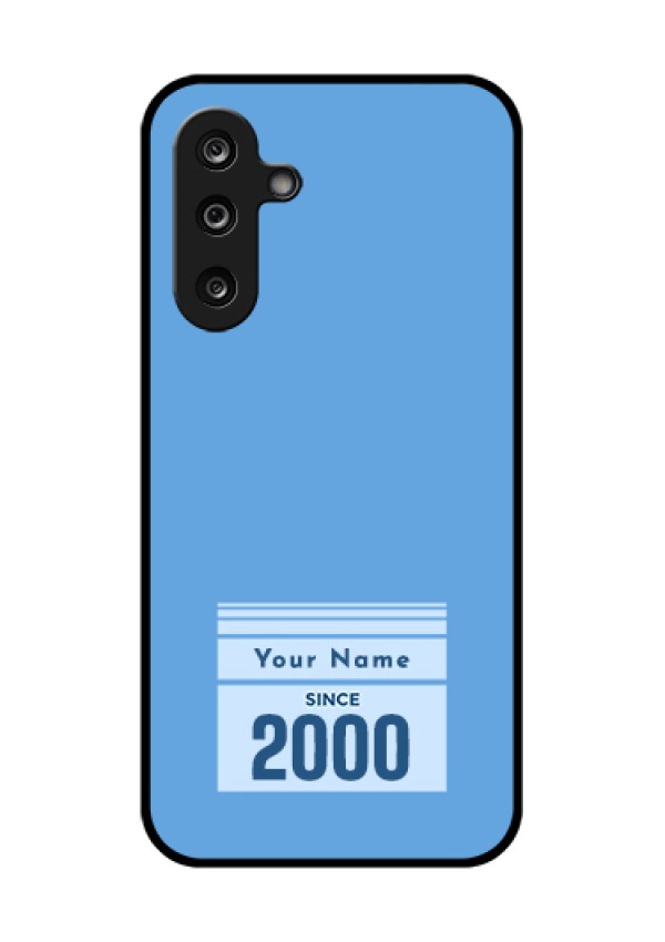 Samsung Galaxy M36 5G Custom Glass Phone Case - Custom Year Of Birth Design