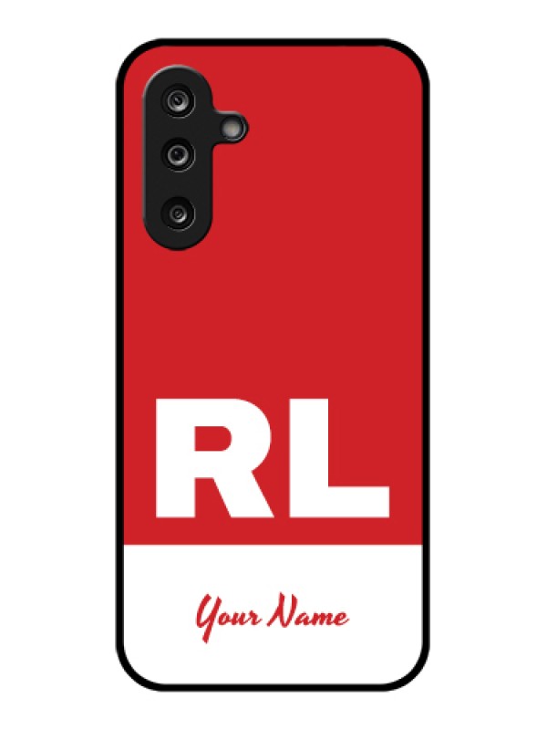 Custom Samsung Galaxy M36 5G Custom Glass Phone Case - Dual Tone Custom Text Design