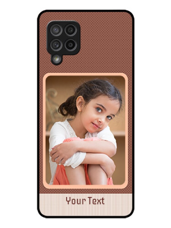 Custom Galaxy M42 5G Custom Glass Phone Case - Simple Pic Upload Design
