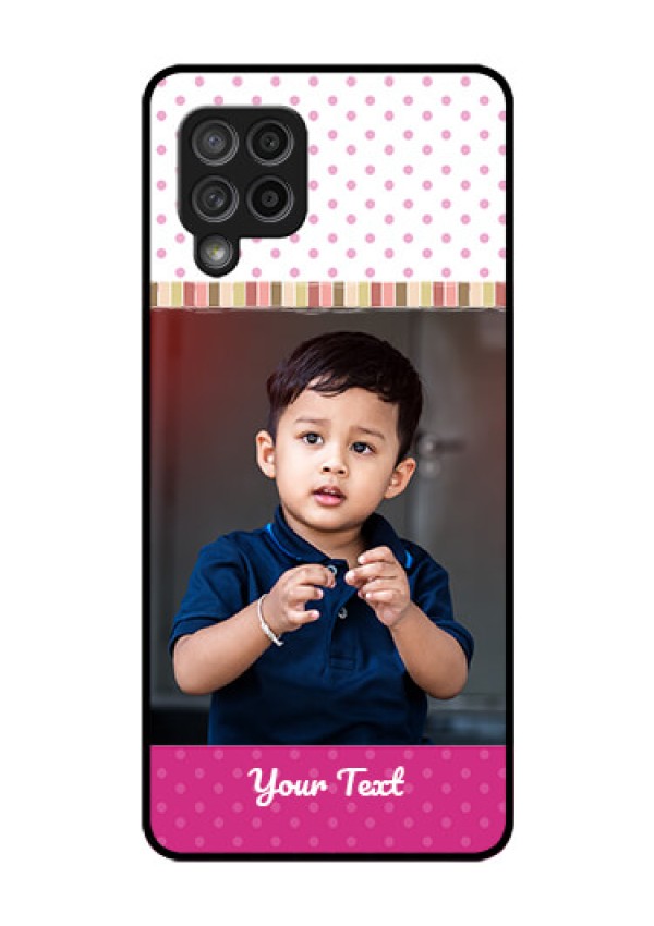 Galaxy M42 5G Photo Printing on Glass Case - Cute Girls Cover Design
