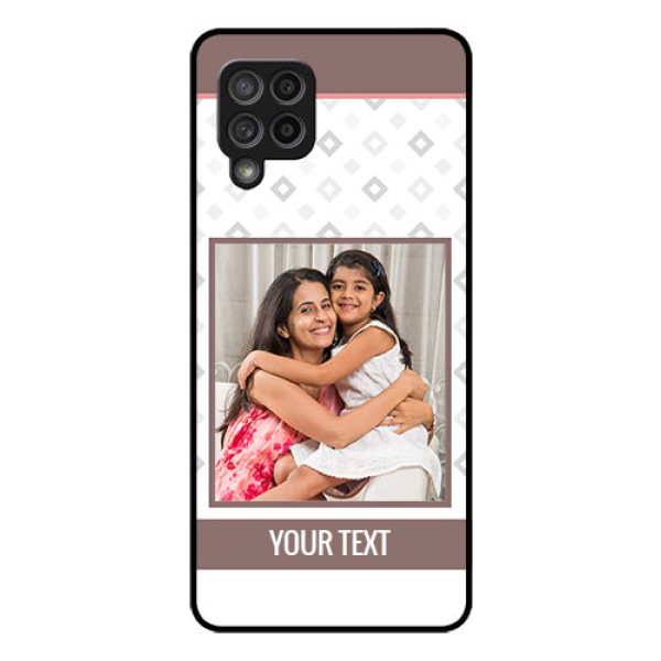 Galaxy M42 5G Photo Printing on Glass Case - Simple Diamond Design Galaxy M42 5G Photo Printing on Glass Case - Simple Diamond Design