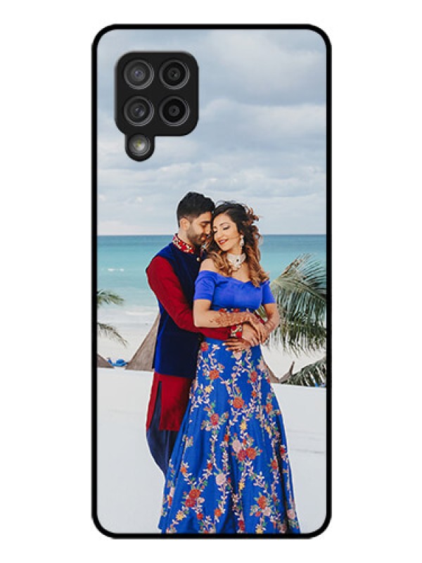 Custom Galaxy M42 5G Photo Printing on Glass Case - Upload Full Picture Design