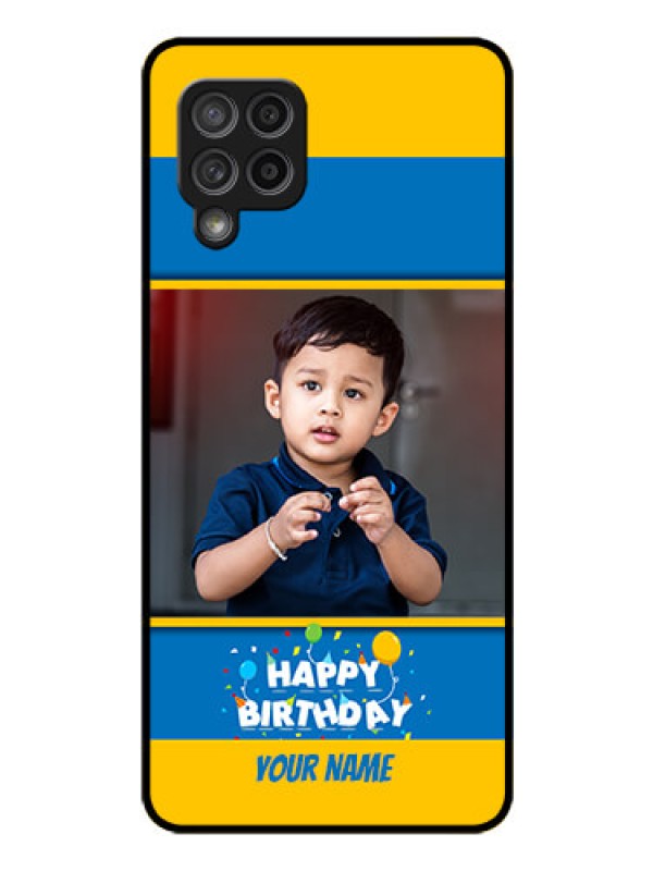 Custom Galaxy M42 5G Custom Glass Mobile Case - Birthday Wishes Design