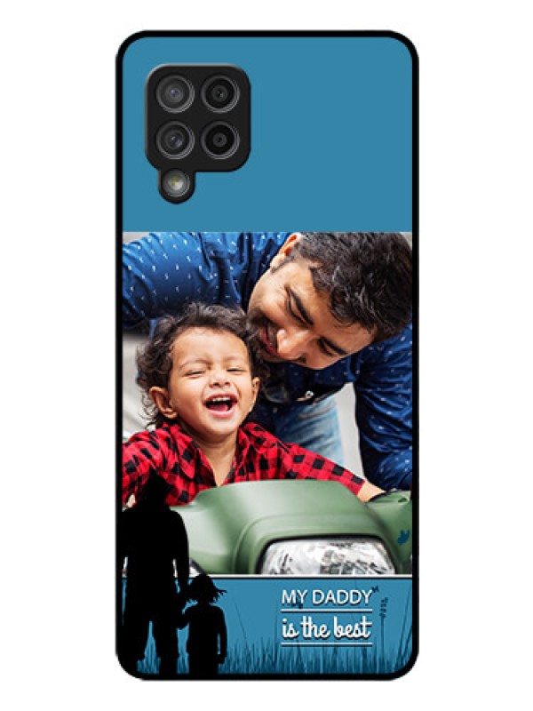 Custom Galaxy M42 5G Custom Glass Mobile Case - Best dad design 
