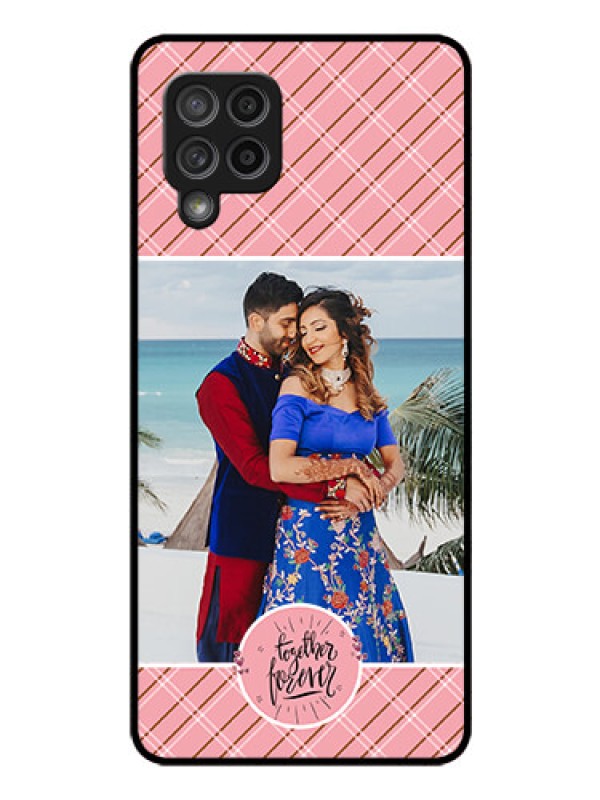 Custom Galaxy M42 5G Personalized Glass Phone Case - Together Forever Design