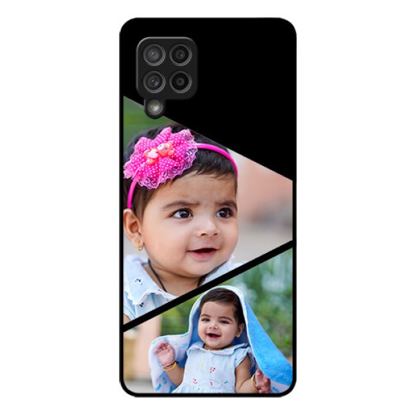 Galaxy M42 5G Custom Glass Phone Case - Semi Cut Design