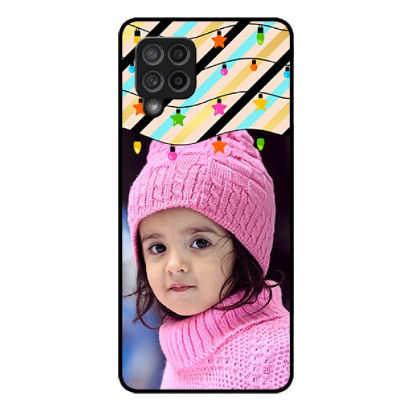 Galaxy M42 5G Custom Glass Mobile Case - Lights Hanging Design