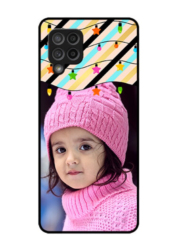 Galaxy M42 5G Custom Glass Mobile Case - Lights Hanging Design