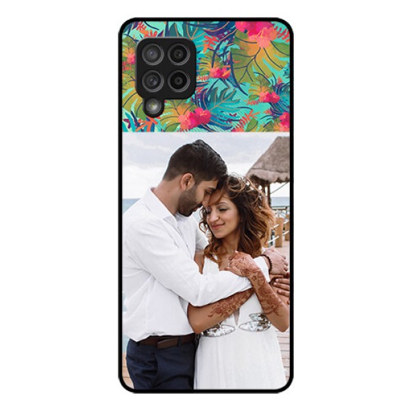 Galaxy M42 5G Photo Printing on Glass Case - Watercolor Floral Design Galaxy M42 5G Photo Printing on Glass Case - Watercolor Floral Design